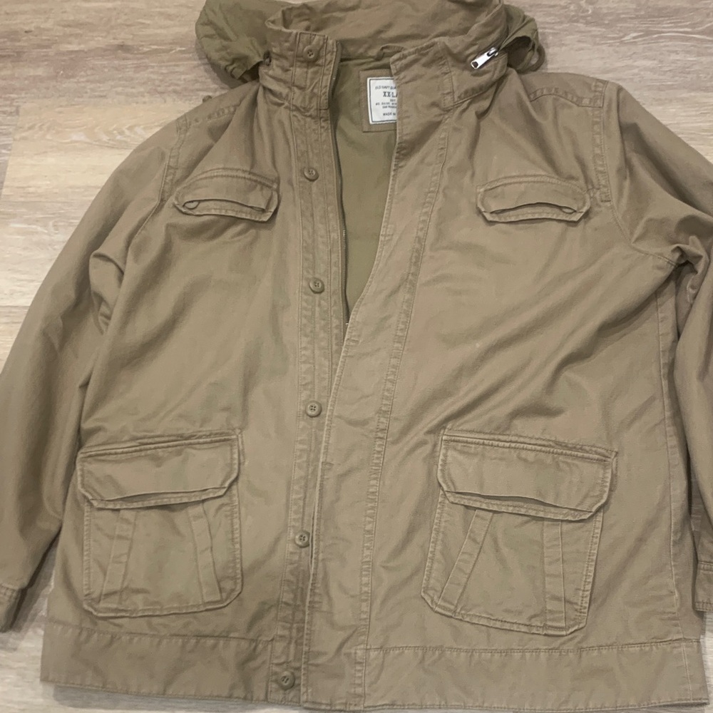 Old Navy Beige Hooded Jacket